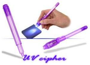 Шпионска Химикалка с Невидимо Мастило